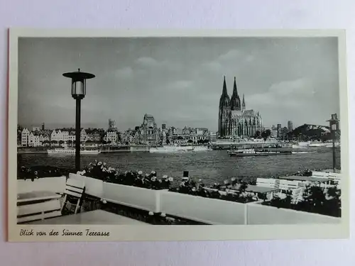 Alte AK Köln Blick von der Sünner Terrasse [aJ900]