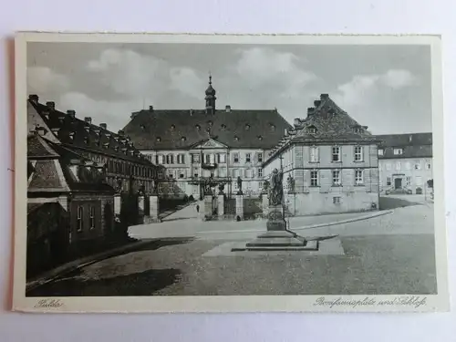 Alte AK Fulda Bonifaziusplatz Schloß [aJ924]