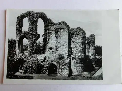 Alte AK Trier Kaisertherme [aJ930]