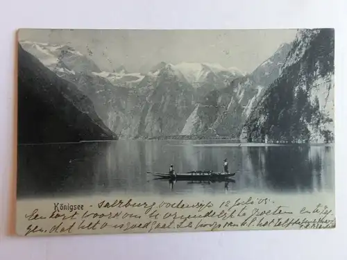 Alte AK Berchtesgaden Königsee 1905 [aJ955]