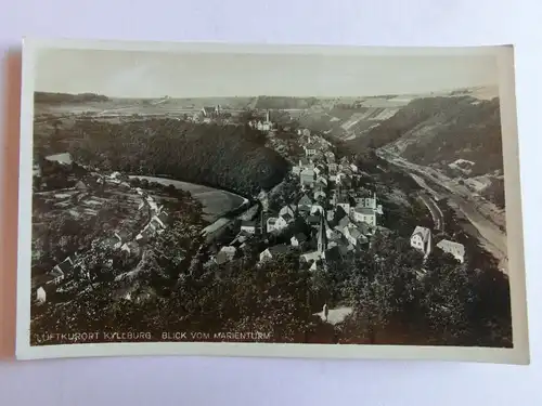 Alte AK Kyllburg Blick v. Marienturm [aJ960]