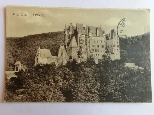 Alte AK Wierschem Burg Eltz 1913 [aJ964]