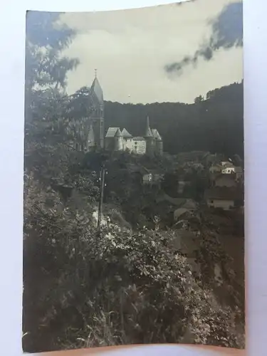 Alte AK Fotokarte Unbekannter Ort Kirche Kloster Burg ??? [aJ1000]