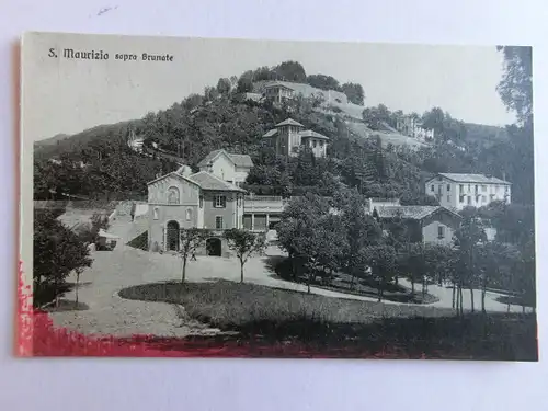 Alte AK S. Maurizio sopra Brunate Como (roter Fleck) [aJ1028]