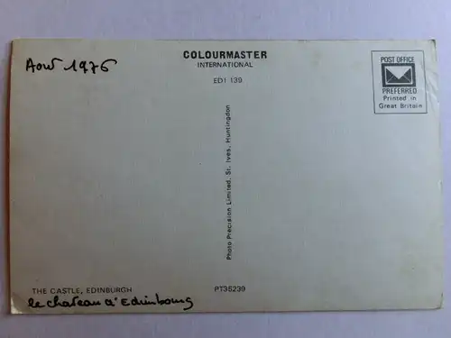 Alte AK Edinburgh The Castel [aJ1045]