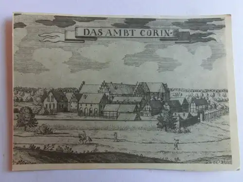 Alte AK Kloster Chorin Federzeichnung Daniel Petzold [aJ975]