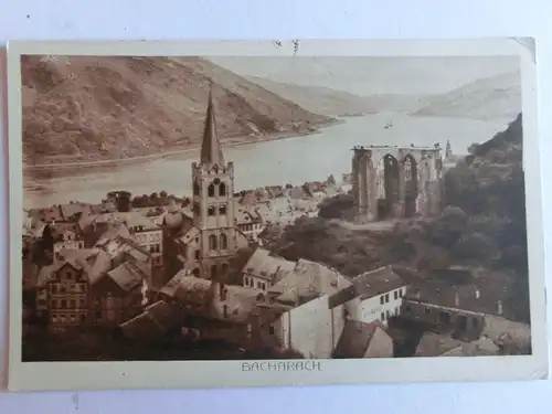 Alte AK Bacharach Rhein [aJ792]