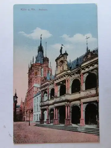 Alte AK Köln Rathaus um 1925 [aJ310]