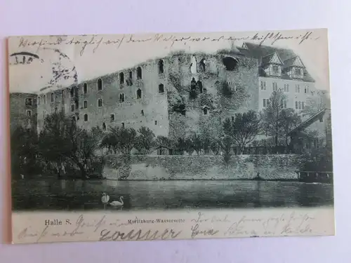 Alte AK Halle Moritzburg um 1915 [aJ391]