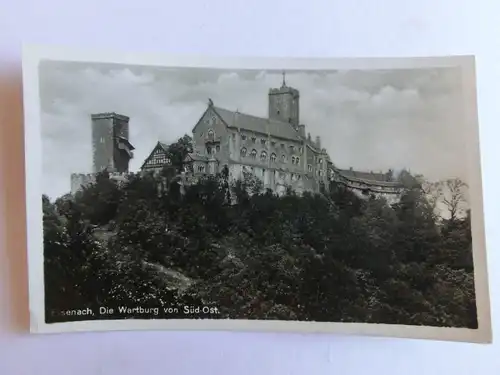 Alte AK Eisenach Wartburg von Süd Ost 1927 [aJ394]