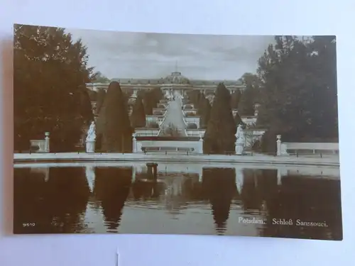 Alte AK Potsdam Schloß Sanssouci [aJ411]