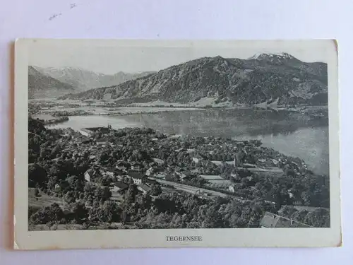 Alte AK Tegernsee Werbung Paulanerbräu München [aJ416]