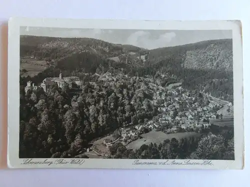 Alte AK Schwarzburg Thüringer Wald [aJ432]