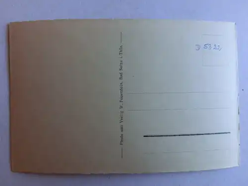 Alte AK Bad Sulza Thüringen Schwanenteich [aJ439]