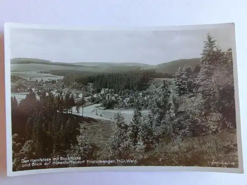 Alte AK Finsterbergen Hainfelsen Thüringer Wald [aJ454]