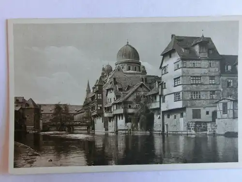 Alte AK Nürnberg Insel Schütt [aJ463]