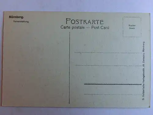 Alte AK Nürnberg Kaiserstallung [aJ464]