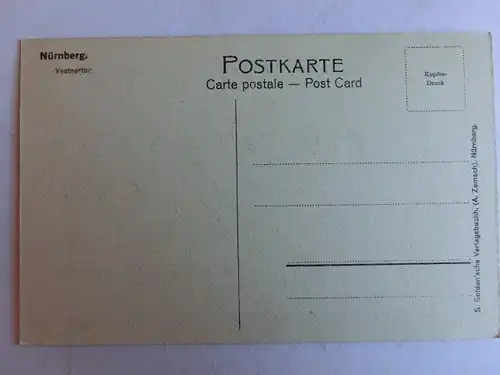 Alte AK Nürnberg Vestnertor [aJ468]