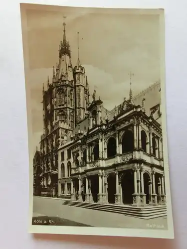 Alte AK Köln Rathaus 1933 [aJ554]