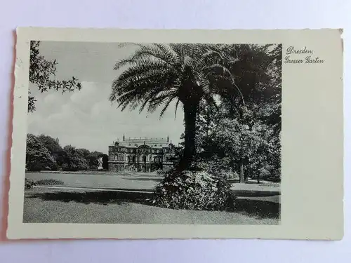 Alte AK Dresden Großer Garten [aJ566]