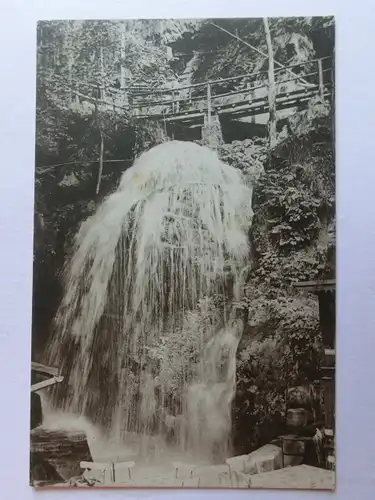 Alte AK Rathen Amselfall Wasserfall um 1920 [aJ576]