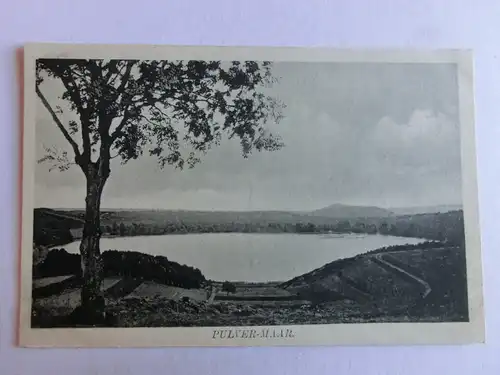 Alte AK Pulver Maar Eifel [aJ635]