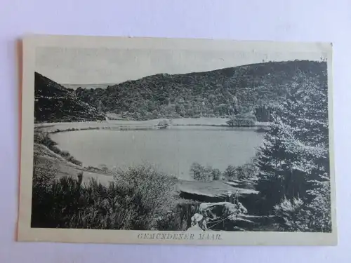 Alte AK Gemündener Maar Maar [aJ636]
