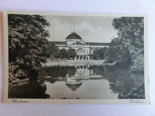 Alte AK Wiesbaden Kurhaus [aJ683]