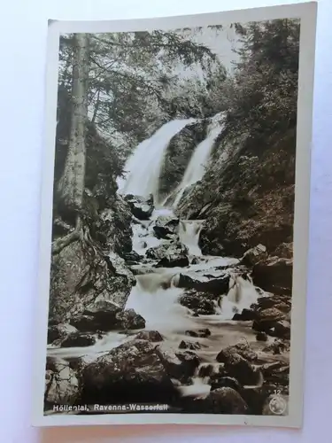 Alte AK Höllental Ravenna Wasserfall Schwarzwald [aJ703]