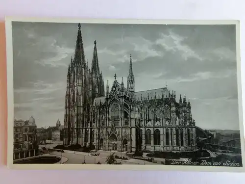 Alte AK Köln Dom von Süden [aJ705]
