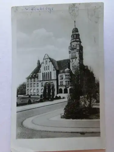 Alte AK Wittenberge Rathaus [aJ720]