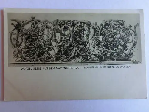 Alte AK Xanten Dom Wurzel Jesse Marienaltar [aJ736]