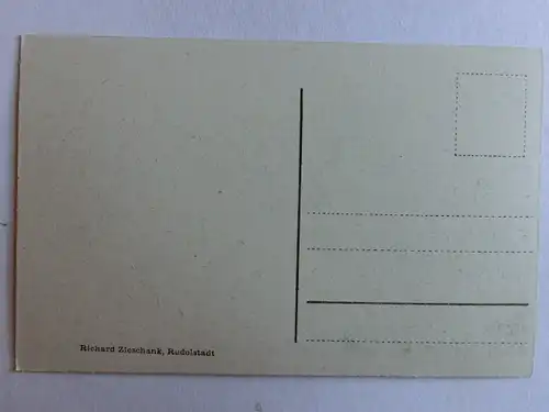 Alte AK Rudolstadt Marktplatz Heidecksburg [aO254]