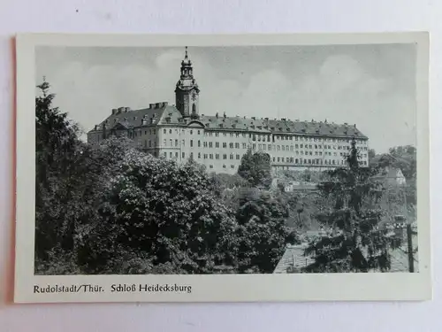 Alte AK Rudolstadt Schloß Heidecksburg [aO259]