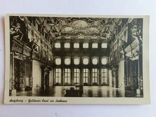 Alte AK Augsburg Goldener Saal im Rathaus [aO281]