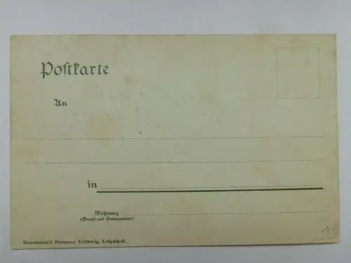 Alte AK Heidelberg vom Philosophenweg 1906 [aO428]