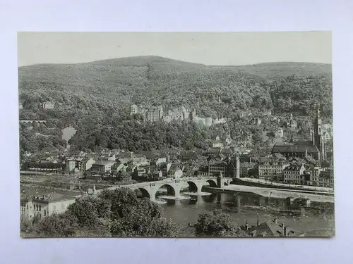 Alte AK Heidelberg vom Philosophenweg [aO429]