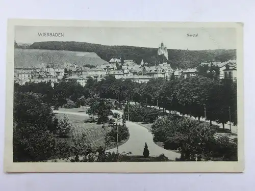 Alte AK Wiesbaden Nerotal [aO455]