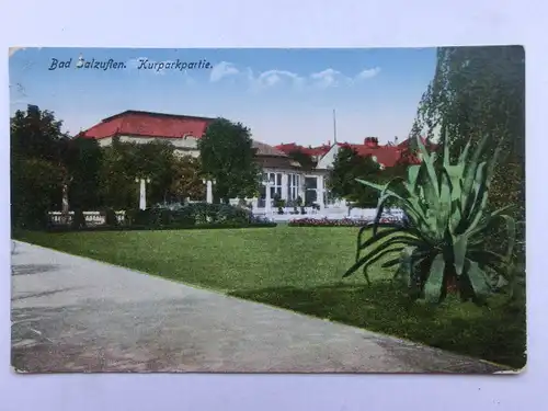 Alte AK Bad Salzuflen Kurparkpartie [aO469]