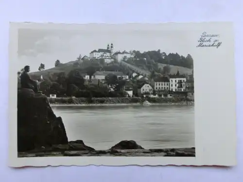 Alte AK Passau Blick a. Mariahilf [aO474]