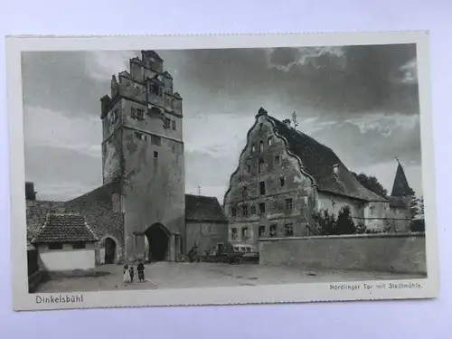 Alte AK Dinkelsbühl Nördlinger Tor Stadtmühle [aO502]