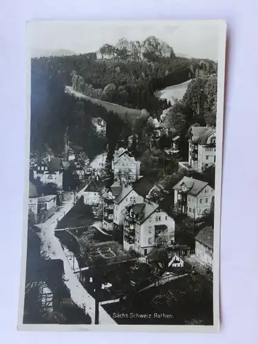 Alte AK Rathen Sächsische Schweiz [aO844]