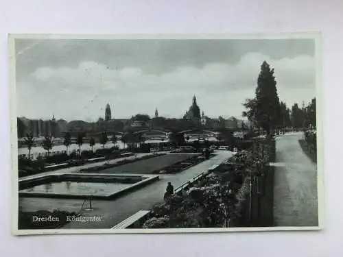 Alte AK Dresden Königsufer [aO856]