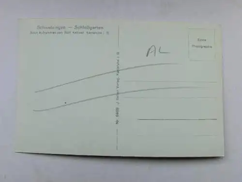 Alte AK Schwetzingen Schloß Mehrbildkarte [aO896]