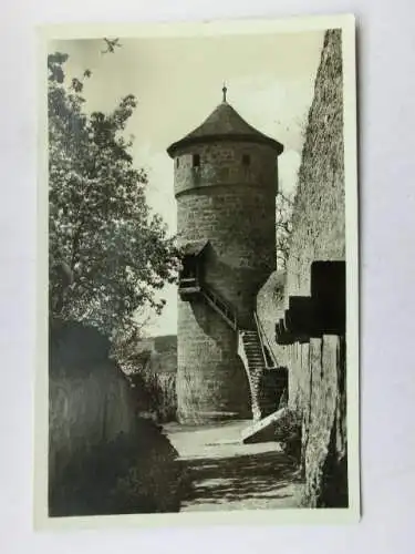 Alte AK Rothenburg Tauber Strafturm [aO898]