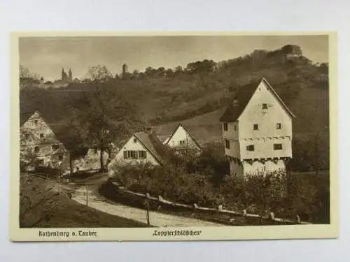 Alte AK Rothenburg Topplerschlößchen [aO899]