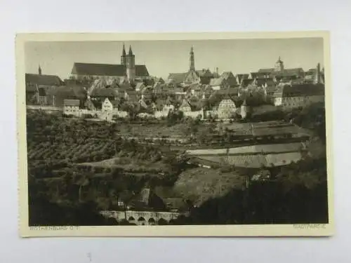 Alte AK Rothenburg Stadtpartie [aO912]
