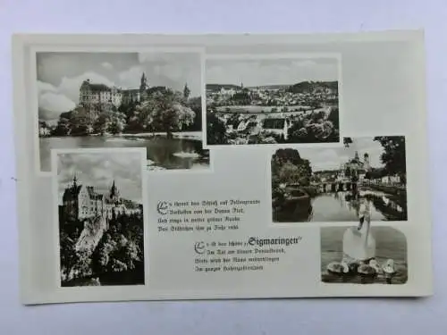 Alte AK Sigmaringen Mehrbildkarte [aO971]
