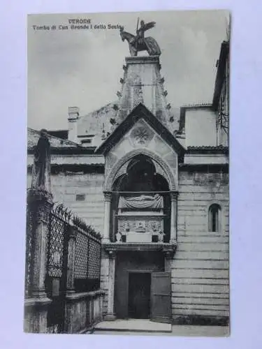 Alte AK Verona Tomba di Can Grande Della Scala [aP825]
