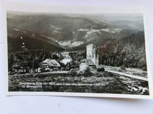 Alte AK Hornisgrinde Mummelsee Schwarzwald [aP879]